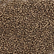 Miyuki seed beads 15/0 - Metallic matte dark bronze 15-2006